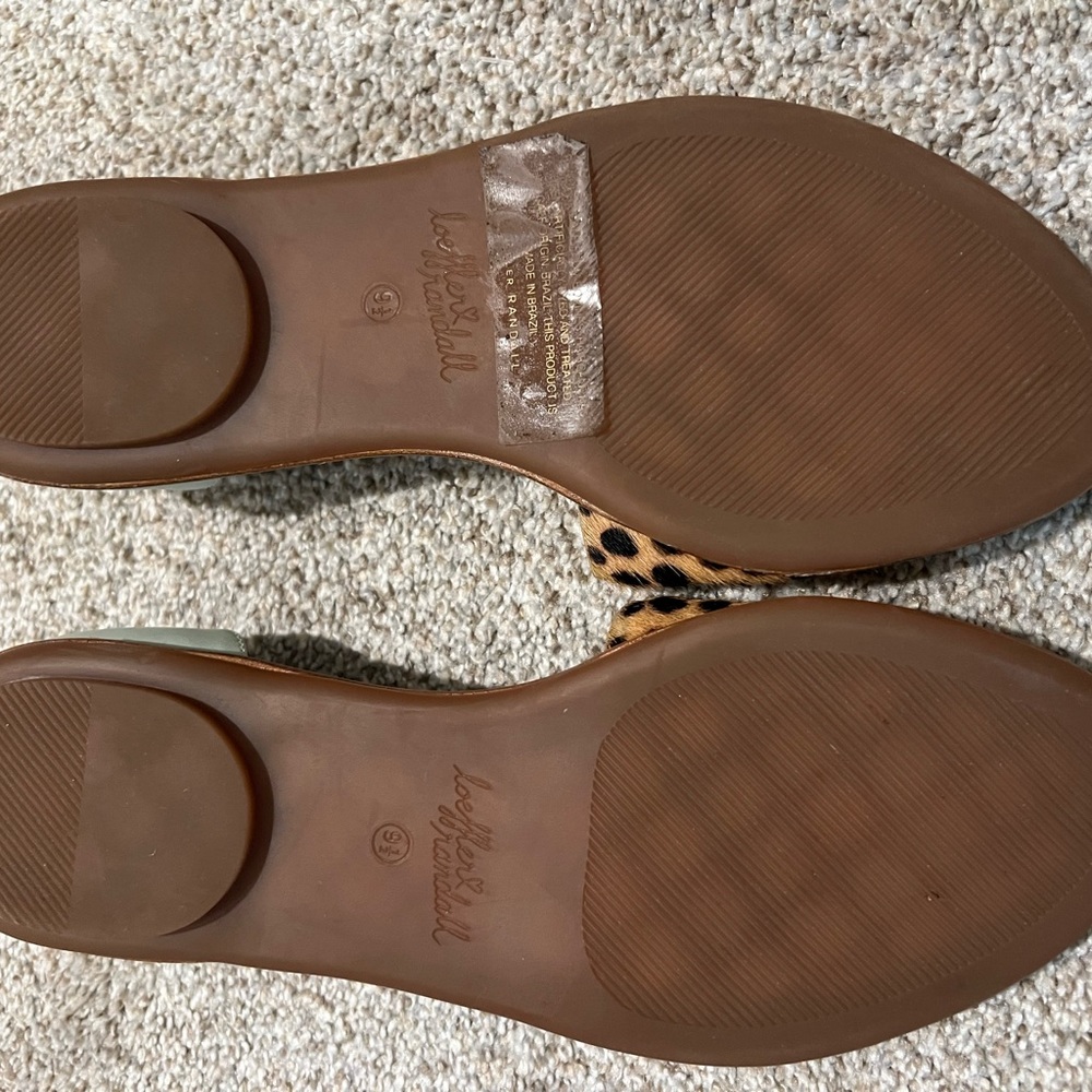 Loeffler Randall Leopard Print Sandals - Picture 7 of 9